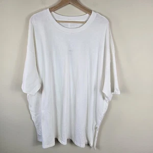 Free People We The Free Shirt Womens Large Ivory Oversized Cotton Tee NWT - Picture 1 of 13