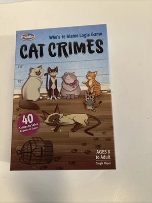 Juego de lógica ThinkFun Cat Crimes edades 8-adulto Foto 1 de 4