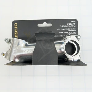 New 58070 Origin 8 Pro-Fit Theadless Stem 100mm 1- 1/8" 17º Silver 25.4 Clamp - Picture 1 of 8