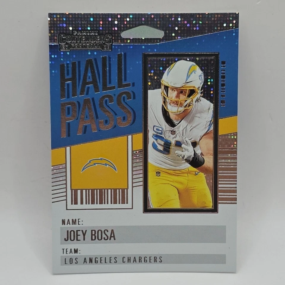 2023 Panini Contenders - Hall Pass #10 Joey Bosa Los Angeles Chargers NFL Card - Image 1 of 2
