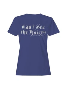 Can't See the Haters Gothic Design Damen T-Shirt - Bild 1 von 12