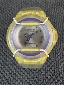 Women Casio Baby-G Watch Shock Resist 2351 BG-21 Translucent Purple- Great Shape - Picture 1 of 5