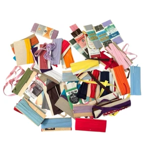 Vintage Lot of Sewing Trim Bias Tape Seam Binding Wrights JP Coats TrimText - Picture 1 of 9