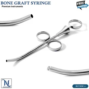 NUOVA SIRINGA TEDESCA INNESTO OSSEO INOX 5mm impianti strumenti dentali - Foto 1 di 3