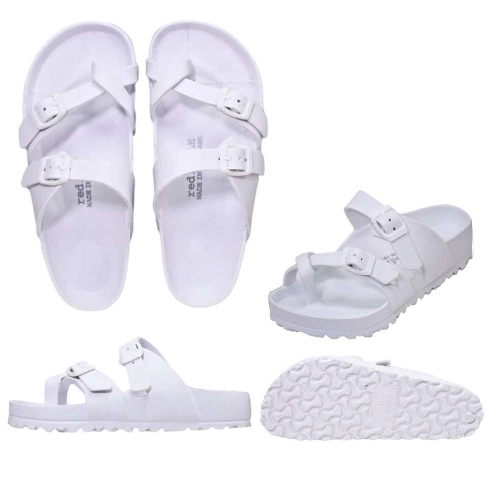 Sandalias Rojo Manzana BG2572 Zapatos Unisex Sandalia Verano Viaje Playa Cómodas 1 pieza Foto 1 de 4