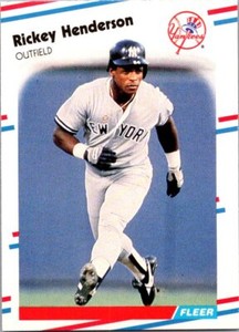 1988 Fleer #209 Rickey Henderson Near Mint