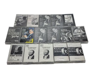 Lot x16 MHS Jazz Ragtime Cassettes SEALED Benny Goodman Scott Joplin Ellington + - Picture 1 of 2