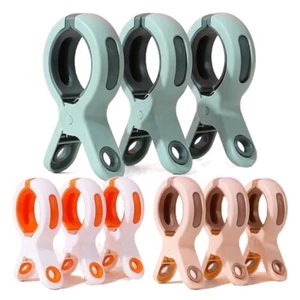 Clothes Peg Strong Windproof Clip Plastic Clothes Airing Antiskid Quilt Clip - Picture 1 of 10