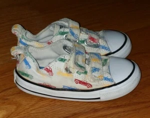 Converse All Star Hook And Loop Sneakers Toddler Size 8 - Picture 1 of 7