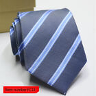 Herren-Krawatte Aus Seide Mit Paisley-Streifen Rot Schwarz Blau Set Hochzeit E E