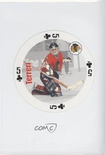 1998-99 Bicycle Sports Collection NHL Goalies Playing Cards Chris Terreri #5C