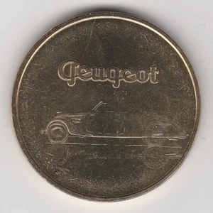 A 2010 TOKEN MEDAILLE MONNAIE DE PARIS -- 25 600 N°2 PEUGEOT 402 ECLIPSE - Picture 1 of 2