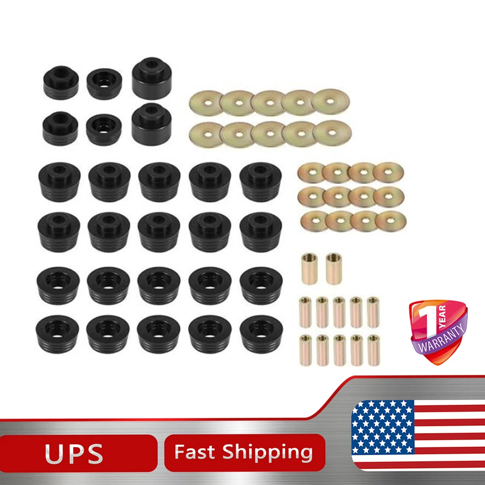 For 1978-1988 Regal Malibu Grand Prix Cutlass 7-132-BL Body Mount Bushing Kit  - Изображение 1 из 4