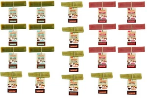 Yakers Mixed Box Medium 20 Chews - Original Mint Strawberry Dog Yak Milk