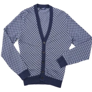 Drumohr Biscottino Knit Linen-Cotton Cardigan Sweater M (Eu 50) NWT - Picture 1 of 6