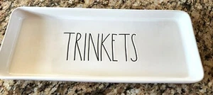 Rae Dunn Trinkets Tray Ceramic LG 14” Christmas Gift Key Holder Glasses Jewelry - Picture 1 of 1