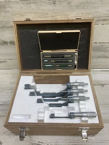 Mitutoyo 103-907-40 Outside Micrometer Set w/Standards 4pc Set Nice - Picture 1 of 11