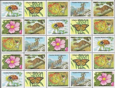 Canada    #1979     "CANADIAN WILDLIFE FEDERATION"     Brand New 1997 Pane Issue - Image 1 of 2