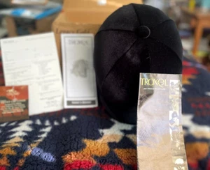 Troxel horse riding helmet - Legacy Gold, Med with Velvet Cover and pad - Picture 1 of 23