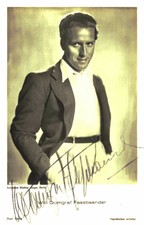 Willi D Fassbaender Original Signature On Ross Card No. 56