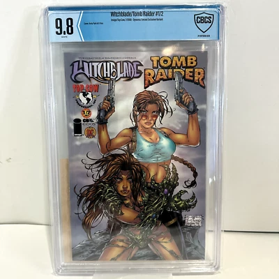 Witchblade/Tomb Raider #0.5C Image 1/2 Half Dynamic Forces Variant COA CBCS 9.8 - Image 1 of 2