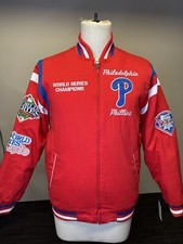 Philadelphia Phillies World Series Champions Jacket GIII Sports Carl Banks Men M
