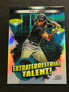2023 Topps Chrome Cosmic ONEIL CRUZ Extraterrestrial Talent #ET-23  - Picture 1 of 3