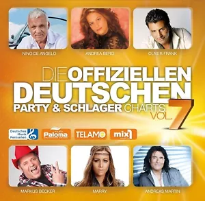 DIE OFFIZIELLEN DT.PARTY & SCHLAGER CHARTS VOL.7 Andrea Berg,Marry  2 CD NEW!  - Picture 1 of 1