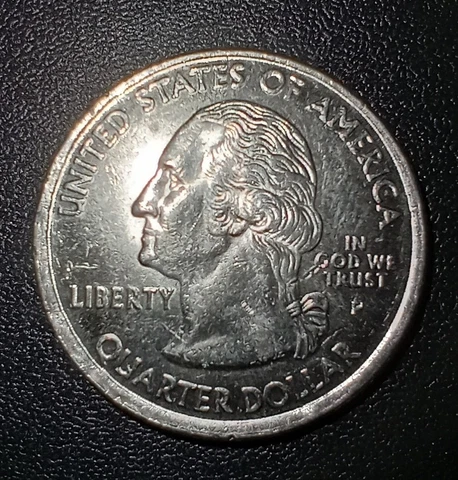 2008 P Hawaii State Mis-Struck Quarter | Mint Error #803 Broadstruck Cover