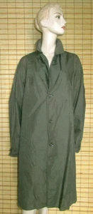 BRAUNGRÜNER REGENMANTEL - RAINCOAT - NYLON - VINTAGE - ZAGIX - GR. L - XL - Bild 1 von 3