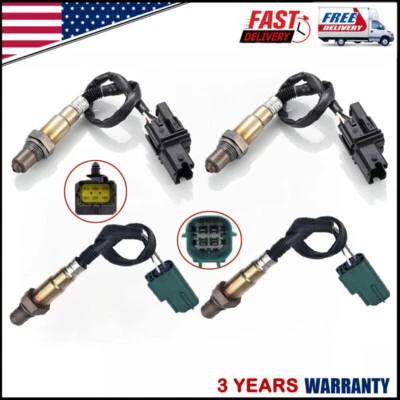 Juego de 4 sensores de oxígeno para Nissan INFINITI QX56 5,6 L V8 2004-2006 superior+inferior Foto 1 de 4