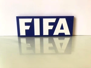 FIFA Logo Display Text Stand Fédération Internationale de Football Association - Picture 1 of 1