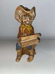 Cowboy Statue "Computer Wizard” 1980s Bill Vernon Creation 1988 Rare! - Picture 1 of 21