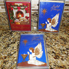 Trim A Home Lot of 3 Boxed Holiday Cards 'Joyful Greetings' 'Yuletide Greetings'