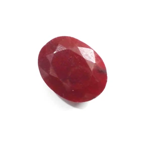 Magnificent Pretty Red Ruby Oval Shape 9.45 Crt Red Ruby Faceted Loose Gemstone - Picture 1 of 8