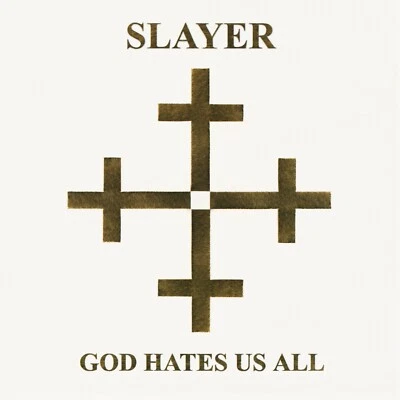 SLAYER God Hates Us All BANNER 2x2 Ft Fabric Poster Tapestry Flag album cover - Image 1 of 3