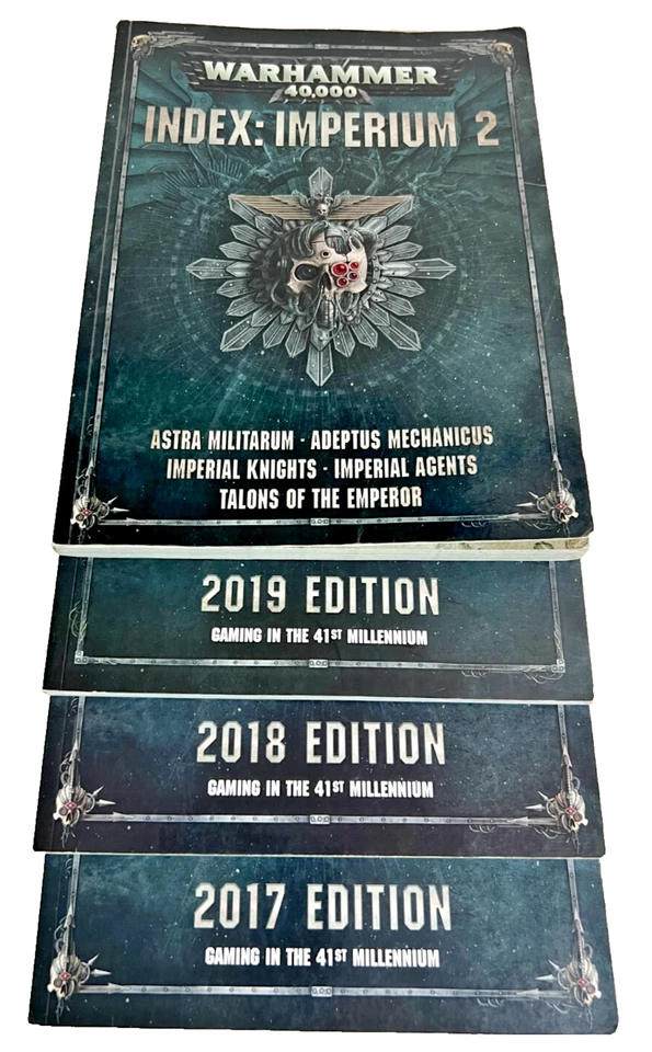 Warhammer 40K Capítulo Aprobado Índice Imperio 2 Lote x4 - Libros de Reglas 2017-2019 Foto 1 de 4