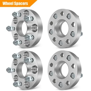 4 Pcs 1" 5x4.5 to 5x4.5 12x1.5 Wheel Spacers For Honda Civic Accord CR-V - Picture 1 of 10
