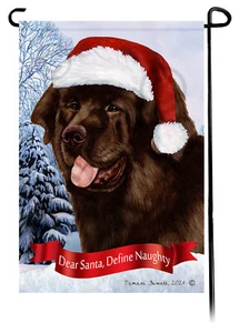 Querido Santa, Define Naughty Garden Flag - Chocolate Terranova 091A - Imagen 1 de 1