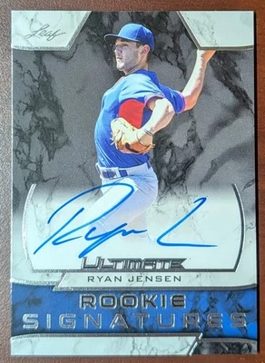 2019 Leaf Ultimate Rookie Signatures Ryan Jensen AUTO #RS-RJ1 Cubs - Image 1 of 2