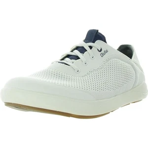 OluKai Mens White Casual And Fashion Sneakers Shoes 10.5 Medium (D) BHFO 3519 - Picture 1 of 3