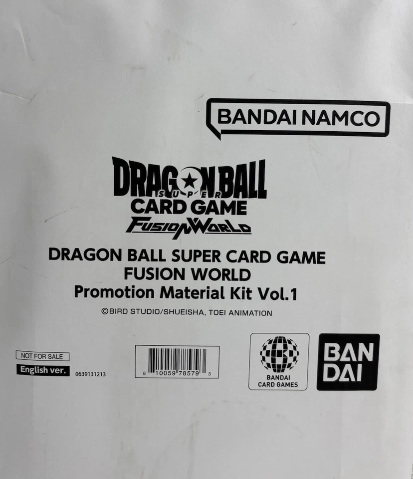 Dragon Ball Super Card Game Fusion World Promotion Material Kit Vol. 1 - Bild 1 von 1