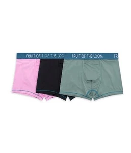 Fruit Of The Loom Size S Getaway Collection Trunk/Boxer Briefs 3-Pack NEW - Picture 1 of 12