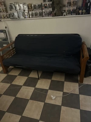 Futon Sofa Bed - Image 1 of 4