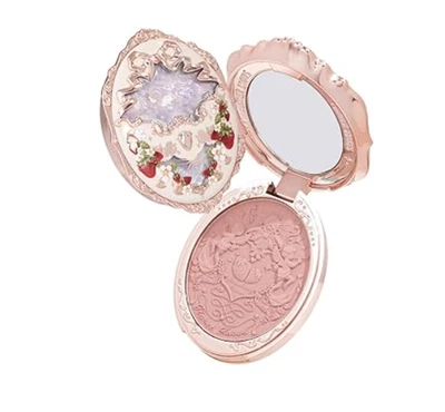 Flower Knows Strawberry Rococo Embossed Blush;Peach Matte Finish;Buildable & Ble - Image 1 of 3