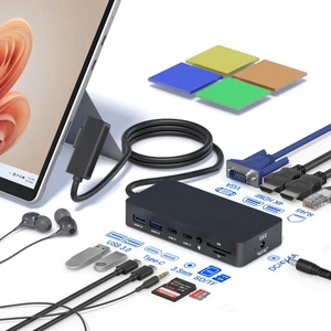 Microsoft Surface Dock, 12-in-1 Triple Display (2 HDMI 4K+VGA) Surface Dock, ... - Bild 1 von 9