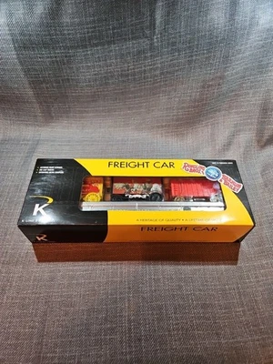 K-line Ringling Bros. Scale Flat Car #56 W/3 Circus Wagons In Box - Image 1 of 3