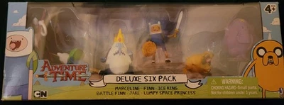 NUEVO * Juego de 6 figuras de acción Cartoon Network Adventure Time Deluxe paquete de Jazwares Foto 1 de 4