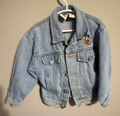 Chaqueta vaquera vintage para niños Mickey Mouse 4T Mickey & Co. Foto 1 de 4