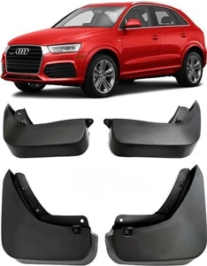 Genuine Full Set Splash Guards Mud Flaps Fender For 2015-2018 Audi Q3 S-Line SQ3 - Picture 1 of 8